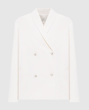 Loulou de Saison Beige double-breasted SANCIA wool jacket SANCIALDS