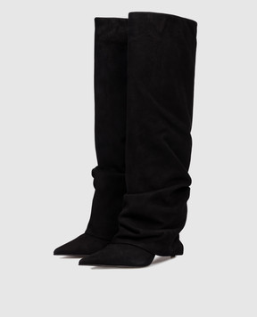 Le Silla Black suede boots ANDY 4296C080BXPPPOW