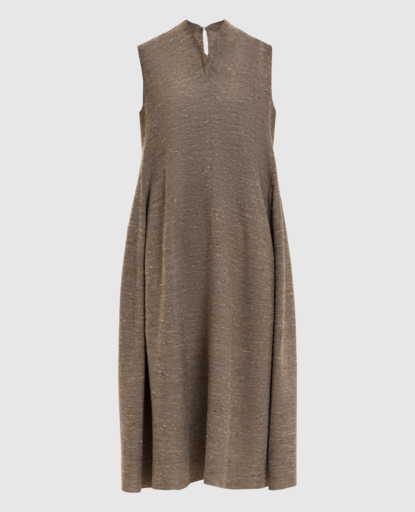 

Brown dress with silk BOBOUTIC