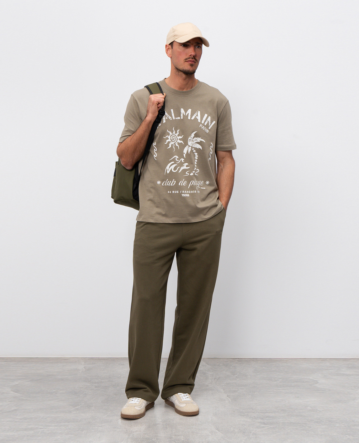 

Balmain Plage khaki T-shirt Balmain