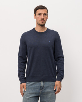 Alexander McQueen Blue wool jumper 875962Q1BHV
