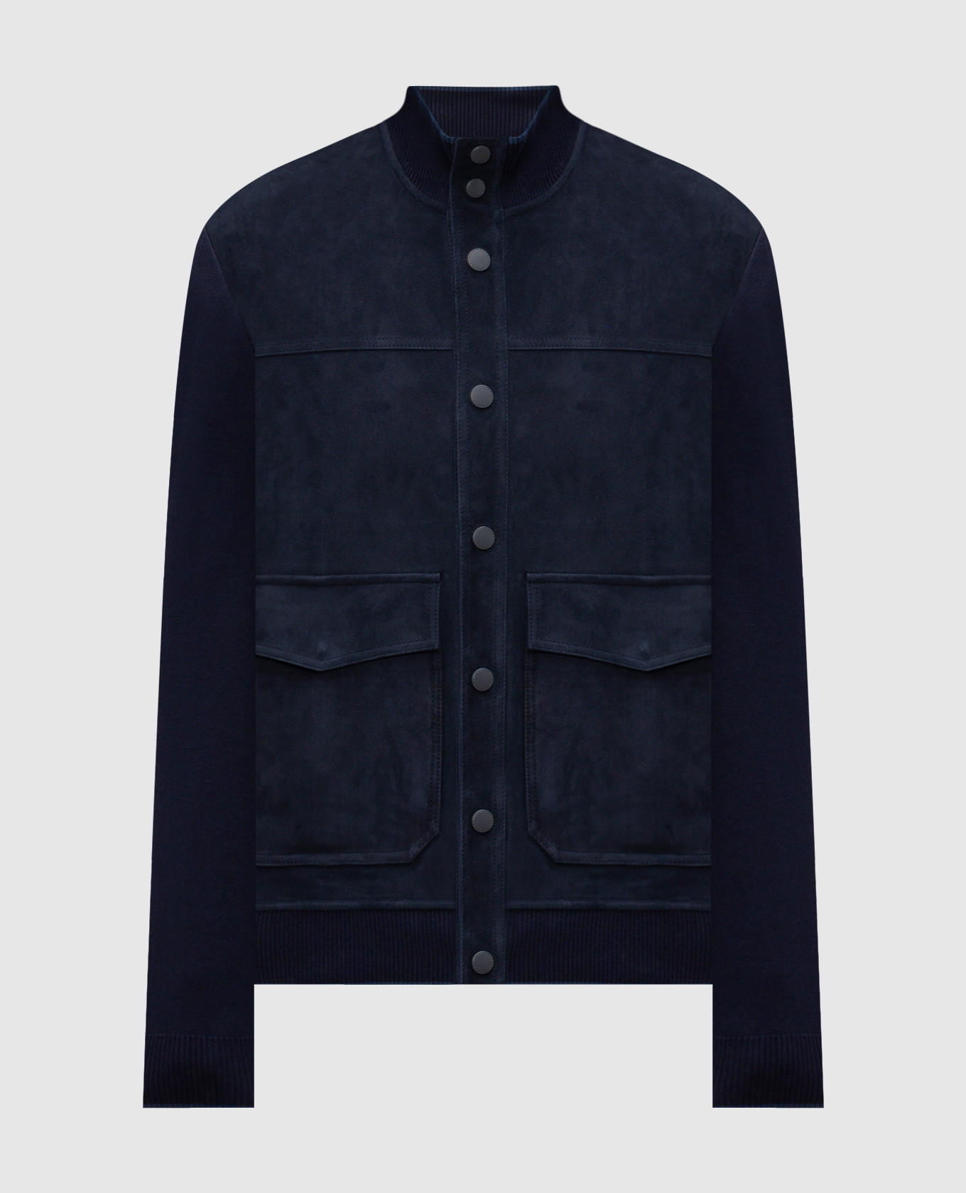 Blue combination jacket