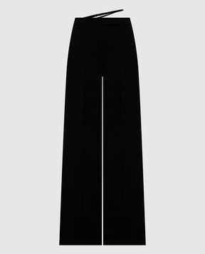 Tom Ford Black wool pants with belt PAW733FAX1861