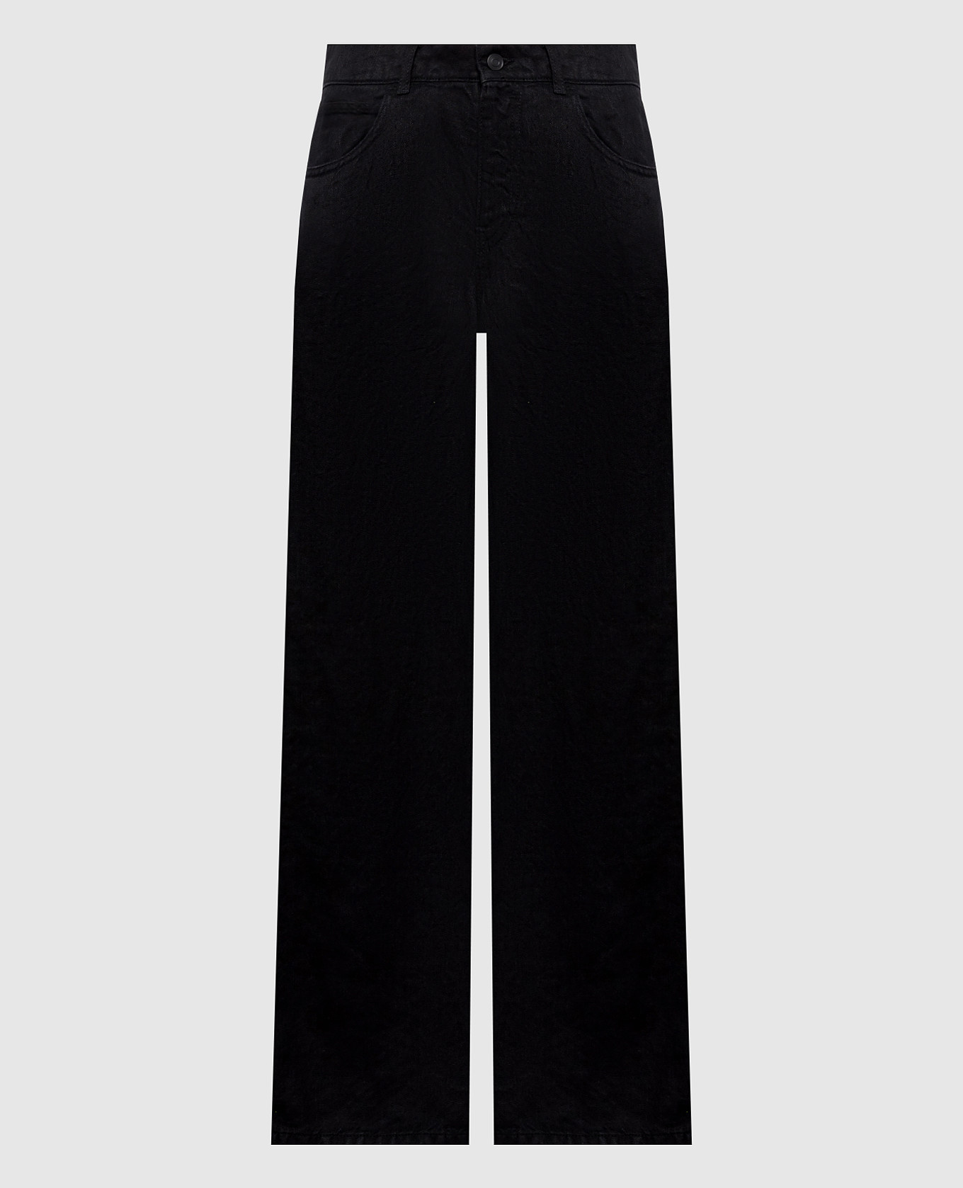 

Eglitta black linen jeans The Row