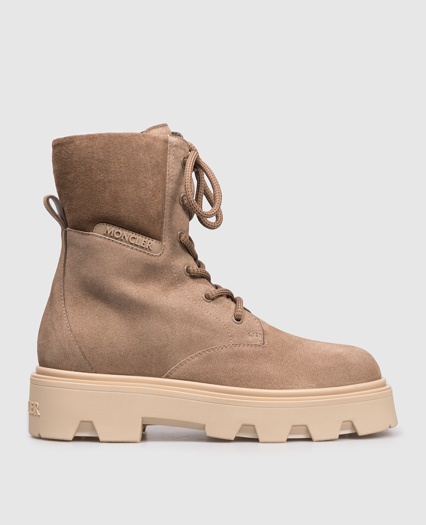 

Aurea brown suede boots Moncler