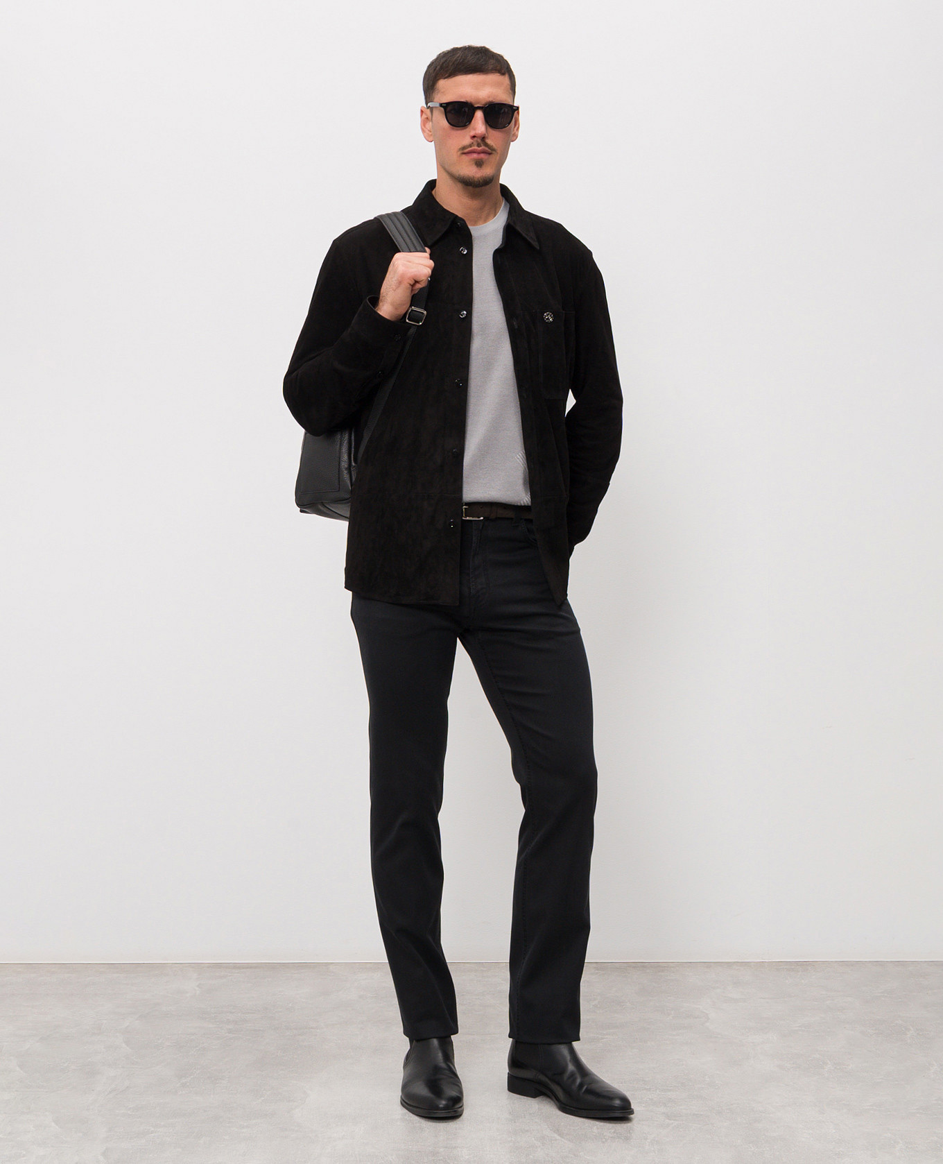 

Gray silk t-shirt Stefano Ricci, Grey