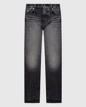 Versace Gray jeans with a worn effect 10177751A16053