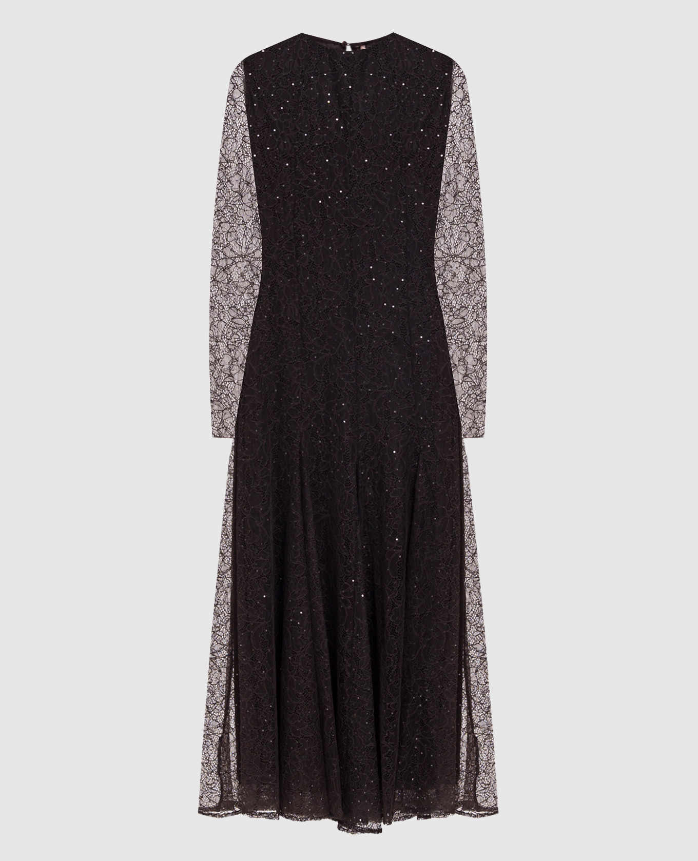 Brown lace midi dress Twinset