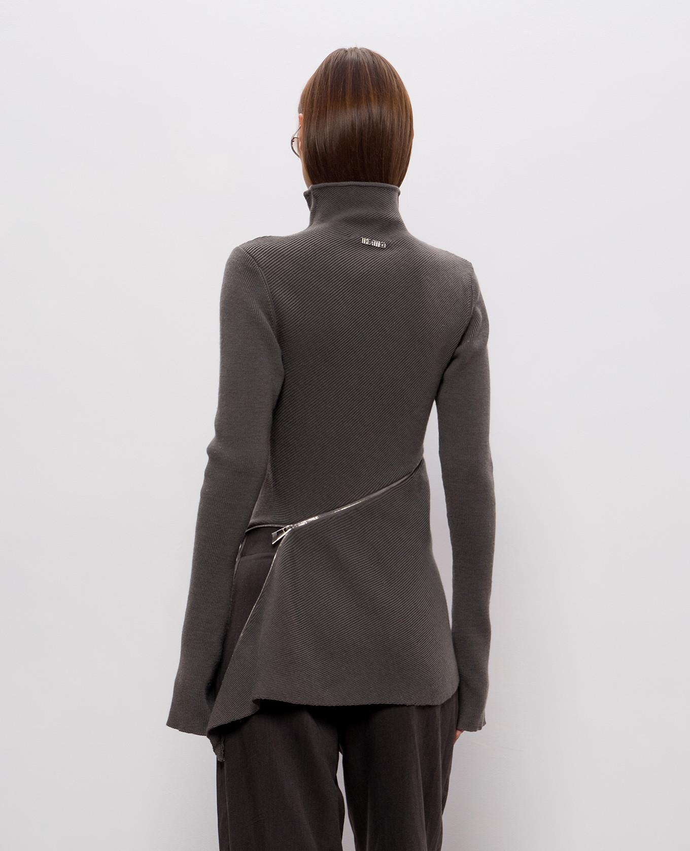 Gray sweater with wool The Attico 4