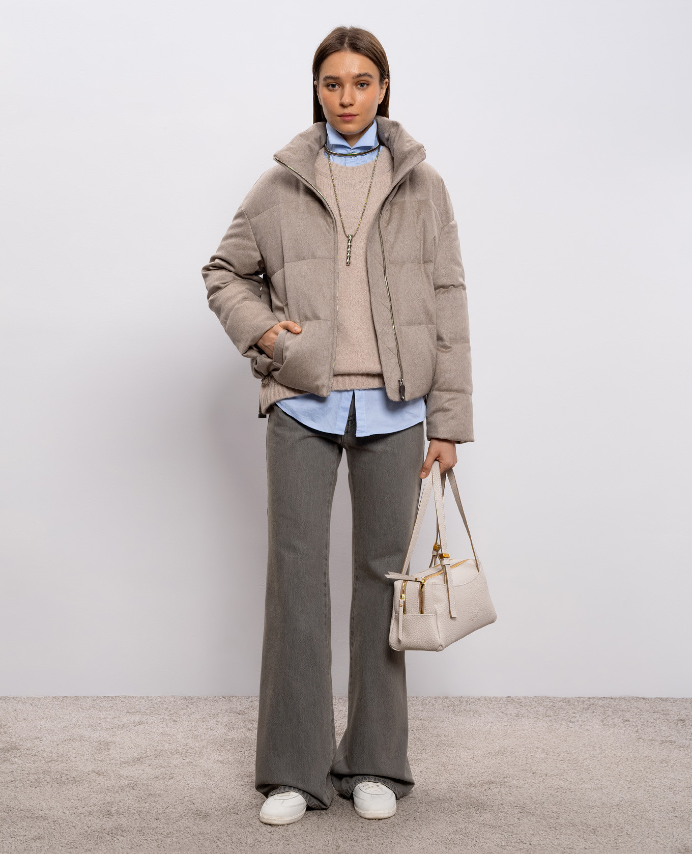 

Beige PESCO alpaca wool sweater Max Mara Weekend