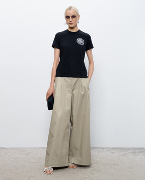 3.1 Phillip Lim Black T-shirt with embroidery S26110386PJB