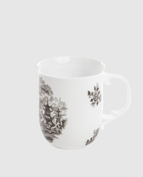 SELETTI White porcelain Fedora cup 09753