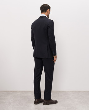 ISAIA Blue wool suit 524AFI101P9010