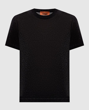 Missoni Black T-shirt with lurex DC26SN02BK01H3