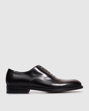 Canali Black leather oxfords RA01347621547