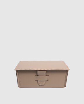 Treesseci Beige leather organizer for small items MERIDIEN MER49ATO