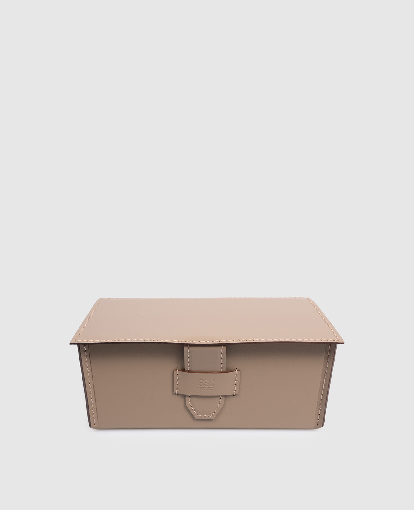 

Beige leather organizer for small items MERIDIEN Treesseci