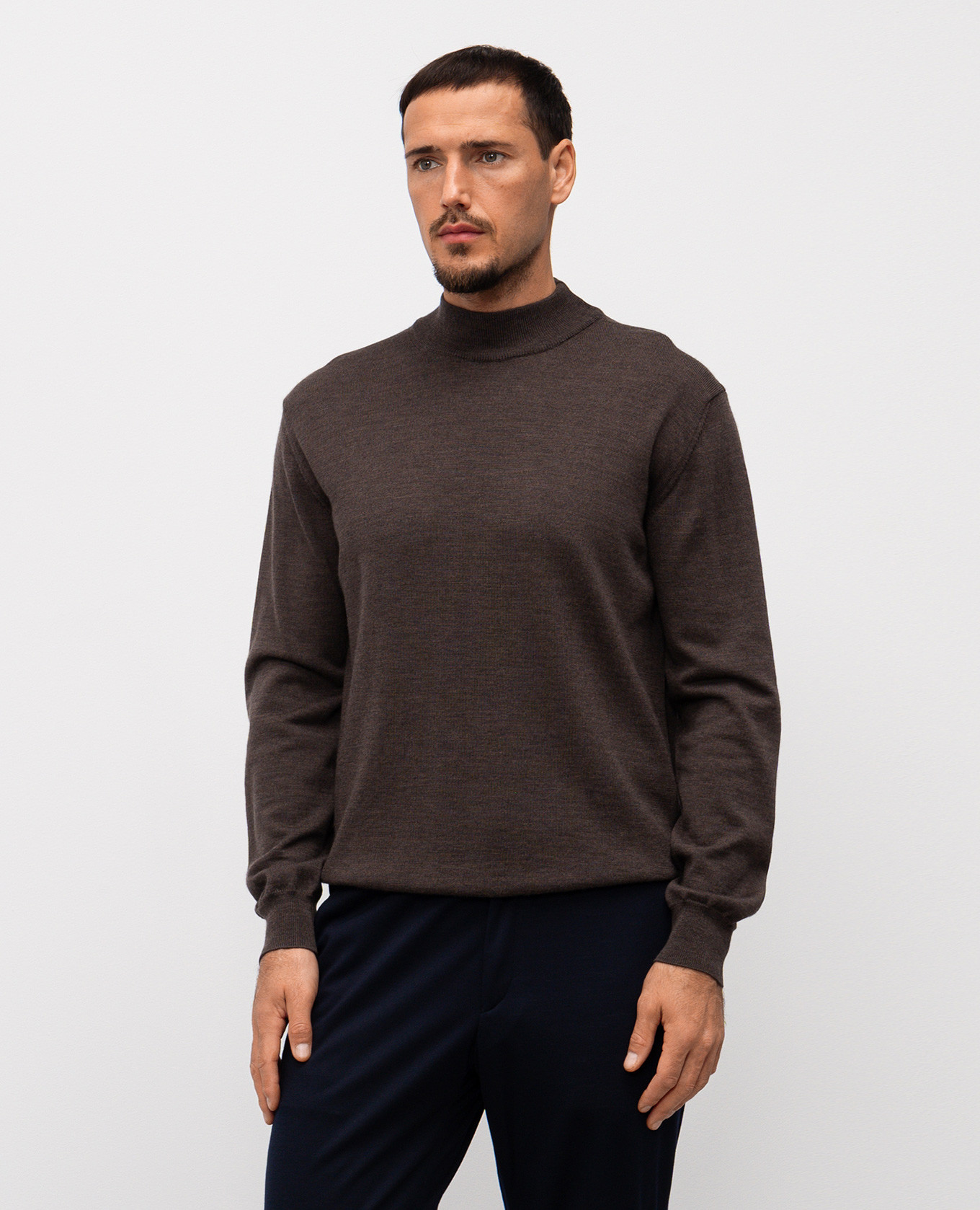 

Brown merino wool sweater Cashmere&Whiskey