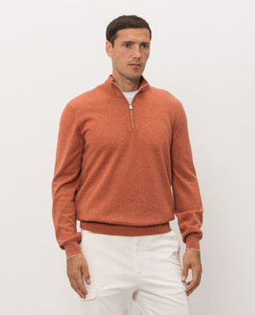 Brunello Cucinelli Orange cashmere jumper M2200124