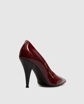 Givenchy Burgundy patent leather shoes BE405UE1K6