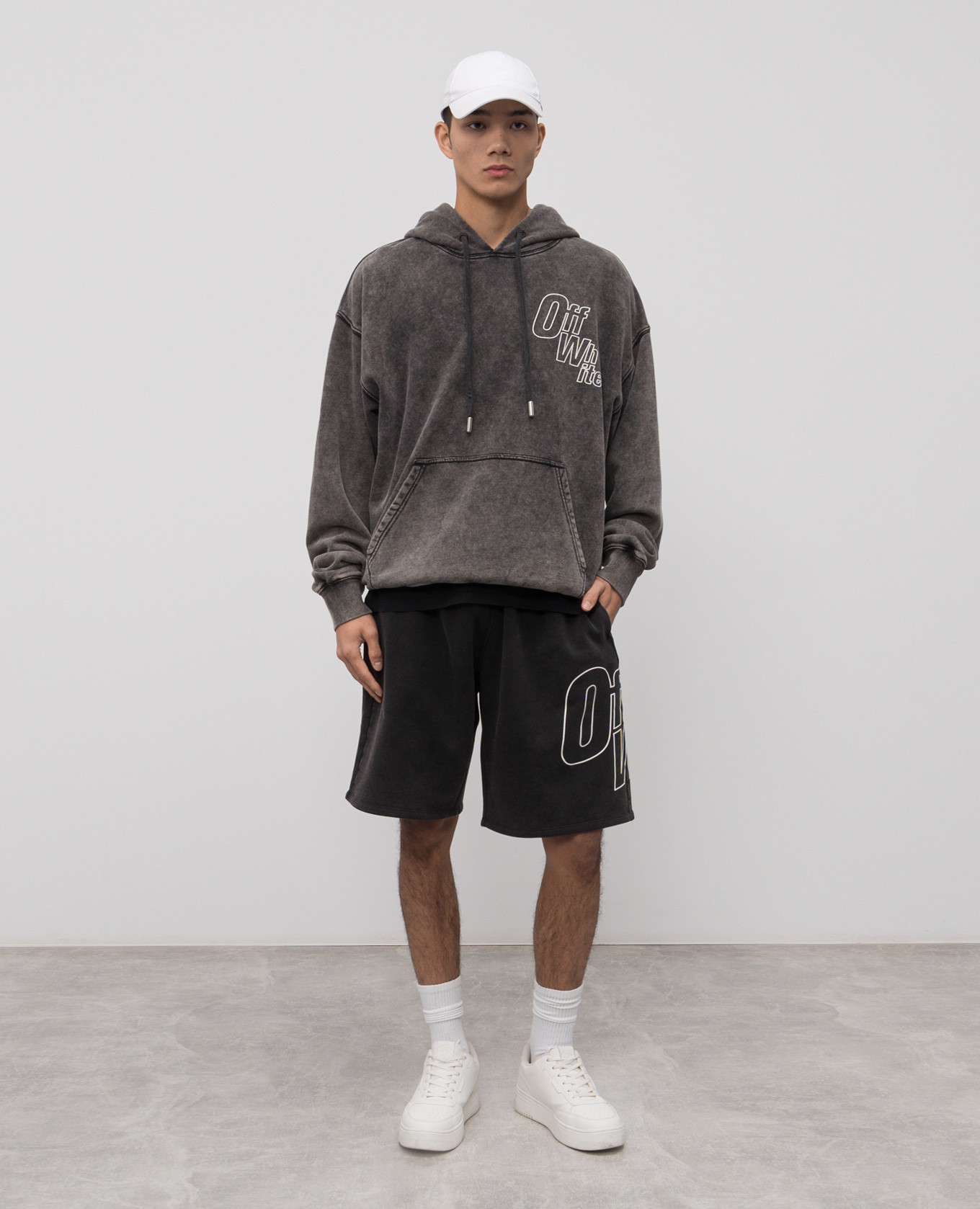 

Grey hoodie with logo Off-White