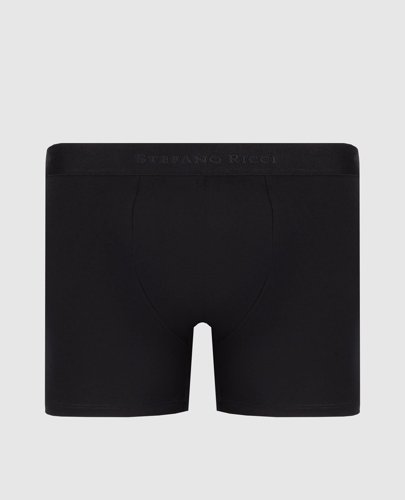 

Black boxer briefs with logo pattern Stefano Ricci