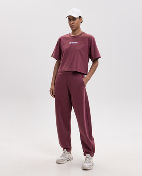 Off-White Pink joggers 2FH00618B