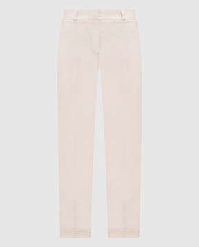 Peserico Beige trousers with lapels A04680T302479