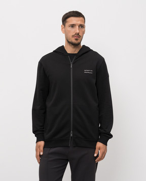 Moncler Black sports jacket with logo L10918G0001089AZY