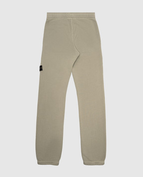 Stone Island Children's khaki sports pants L2S166200004S042514