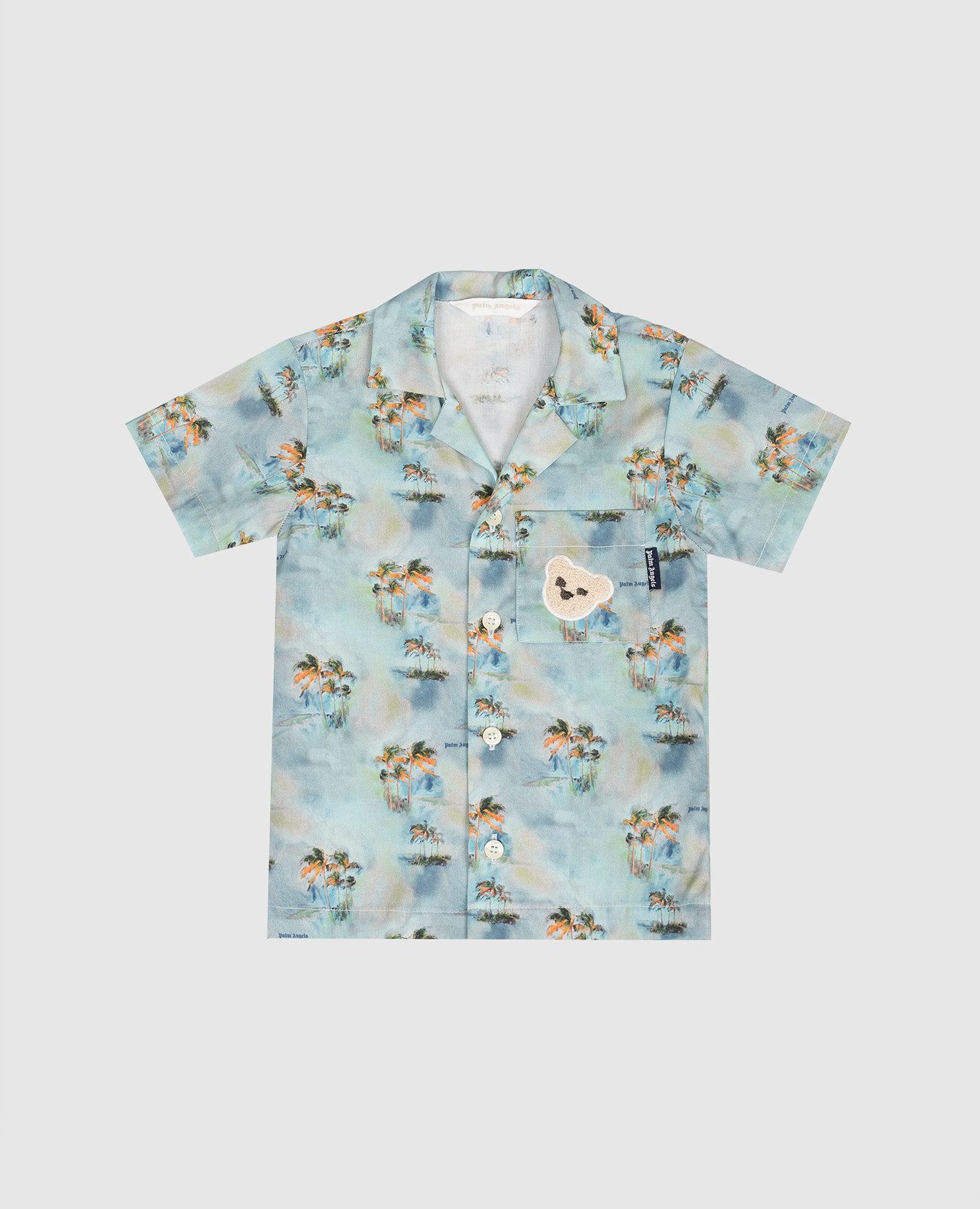 

Children's blue printed shirt Palm Angels, Light blue