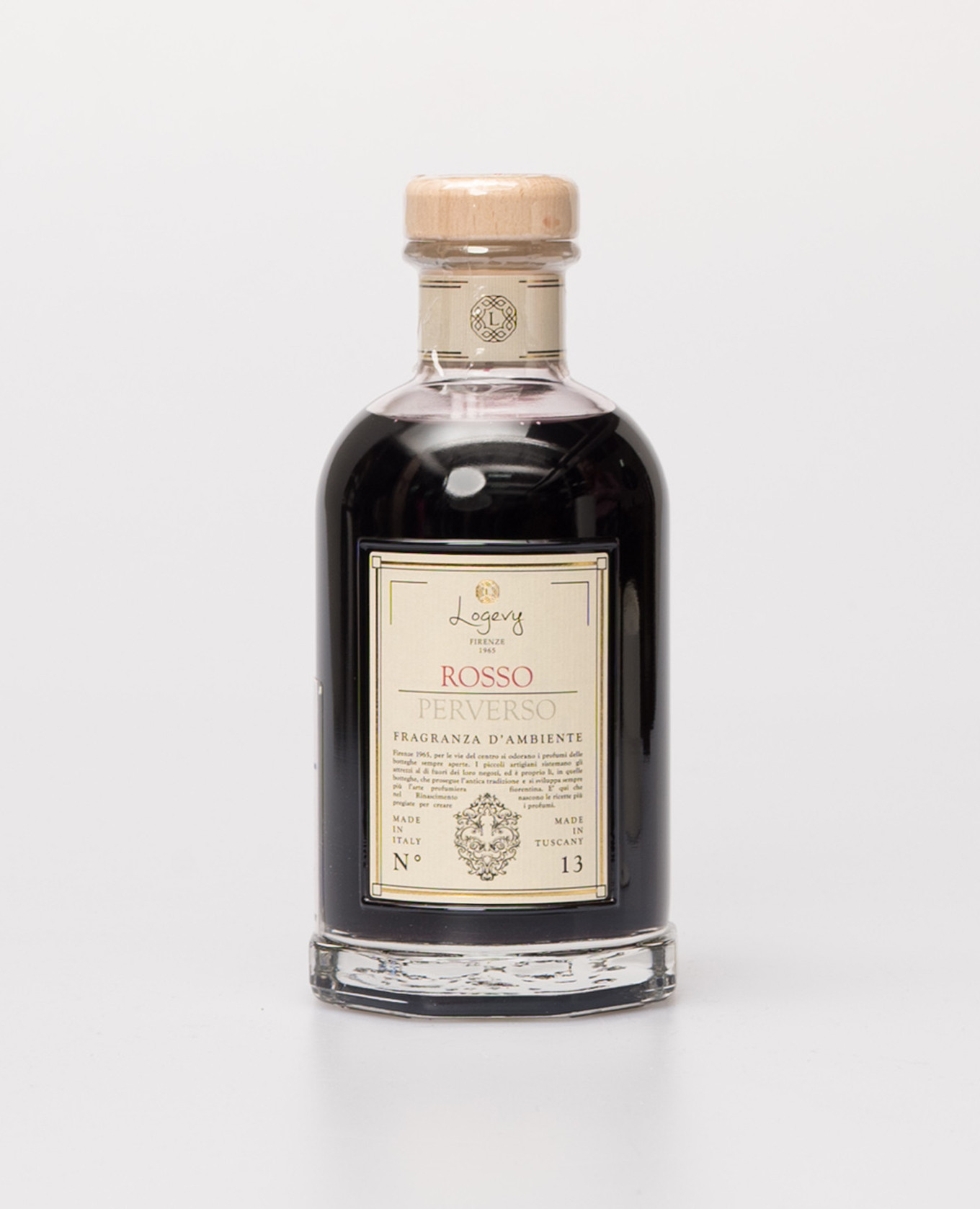 

Rosso Perverso aroma diffuser with emblem  Logevy, Burgundy