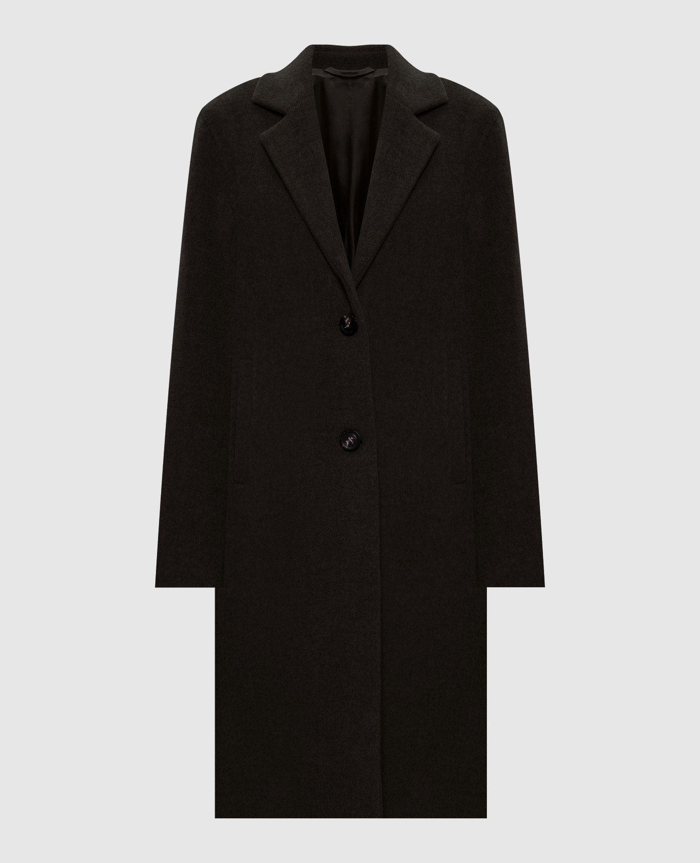 

Brown coat with wool and cashmere Peserico