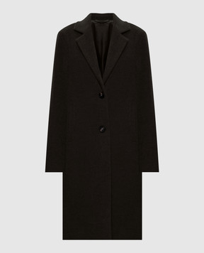 Peserico Brown coat with wool and cashmere S20174E03195