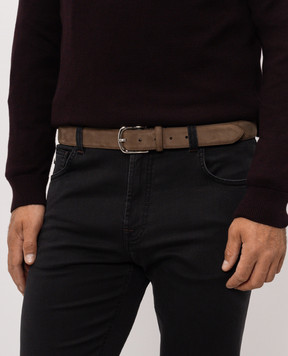 Enrico Mandelli Brown leather belt MDL0027508