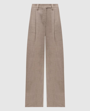 Brunello Cucinelli Beige wool pants MP550P9026