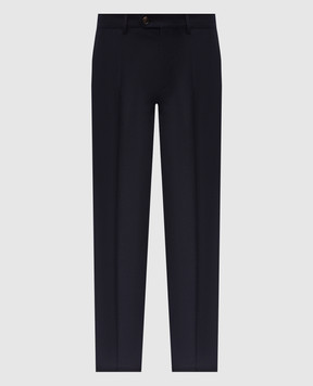 Brunello Cucinelli Blue wool pants M038PI1770