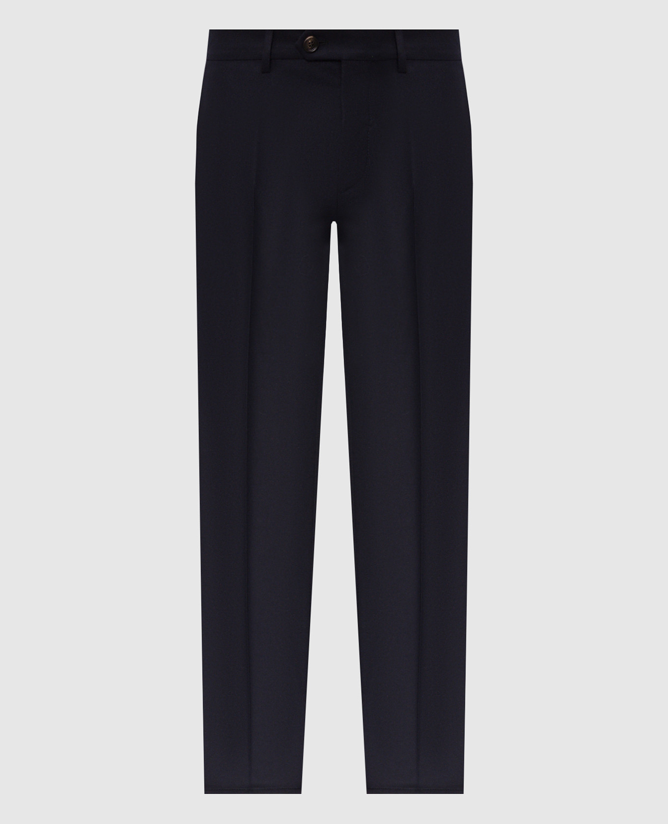 Blue wool pants