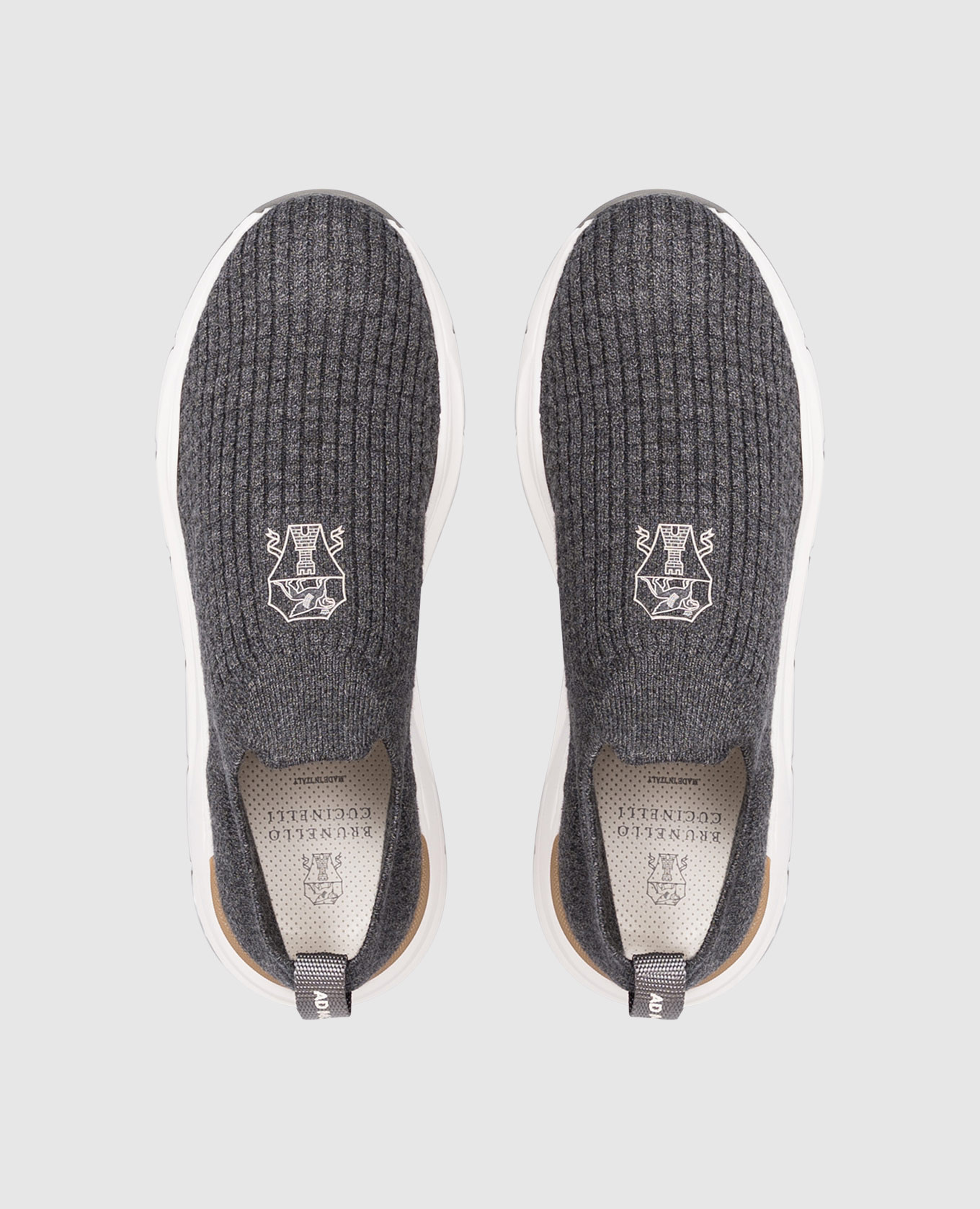 Children's gray sneakers Brunello Cucinelli 4
