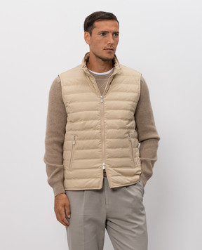 Brunello Cucinelli Beige down vest MV4081797