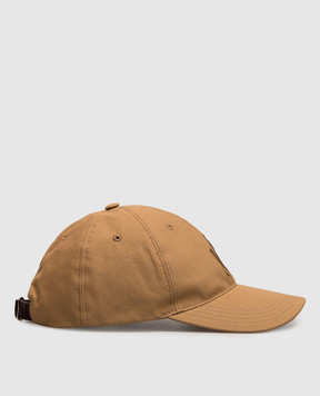 JW Anderson Brown cap with embroidery AC0417FA0485w