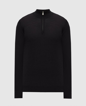 Brunello Cucinelli Black wool and cashmere sweater M2400124