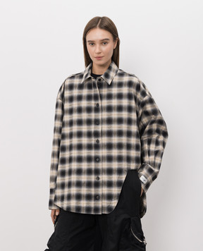 The Attico Beige checkered shirt 261WCH00004CCC146AA