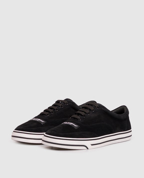 Dolce&Gabbana DG Sailing black suede sneakers CS2399A0836