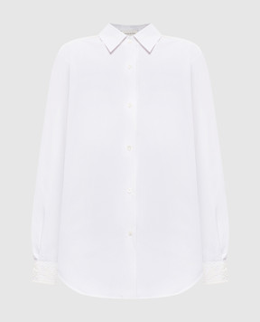 Magda Butrym White shirt with macrame SHIRT01349426