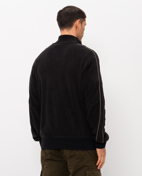 Dolce&Gabbana Black terry sports jacket G9CCDZHU7XG