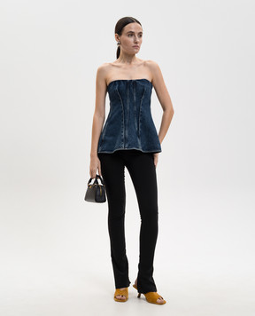 AGOLDE Blue denim top Form A74031254
