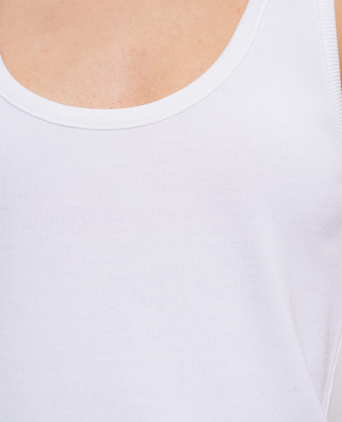 

White cotton top Ermanno Scervino