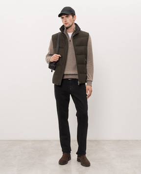 Castangia dal 1850 Brown wool and cashmere sweater BTMOD7