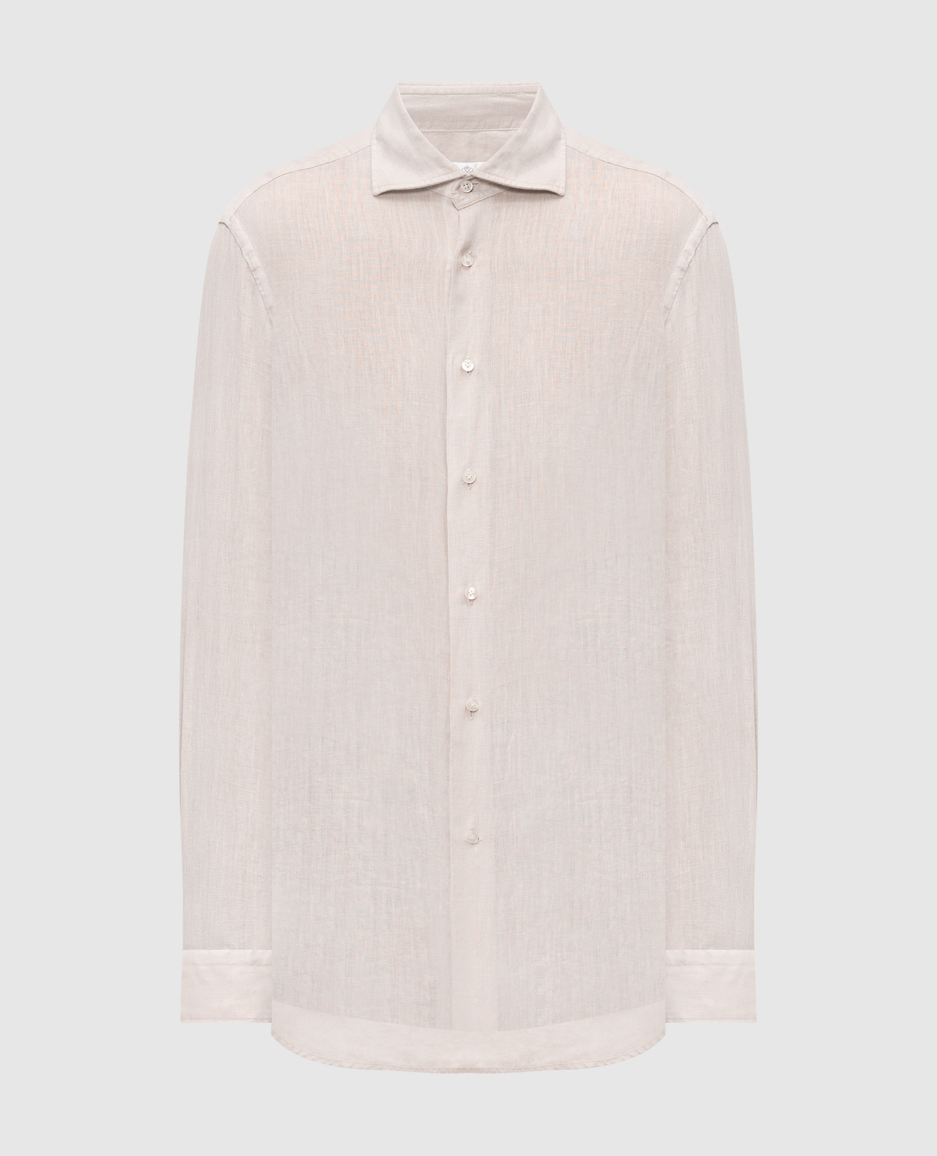 Beige linen shirt Pini Parma